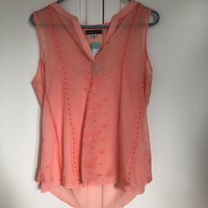 Stitch Fix Brixon Ivy Canelo Embroidery Top